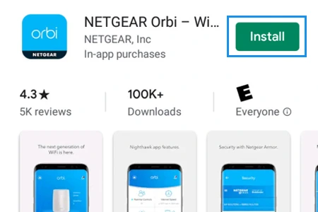 Using the Netgear Orbi Setup App