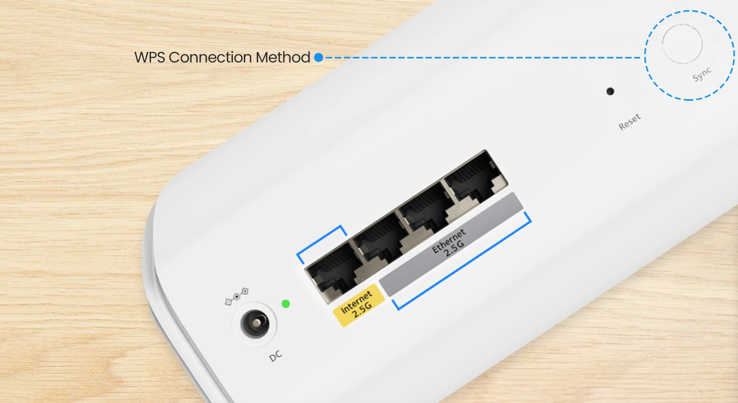 How to set up orbi router rbe773 using WPS
