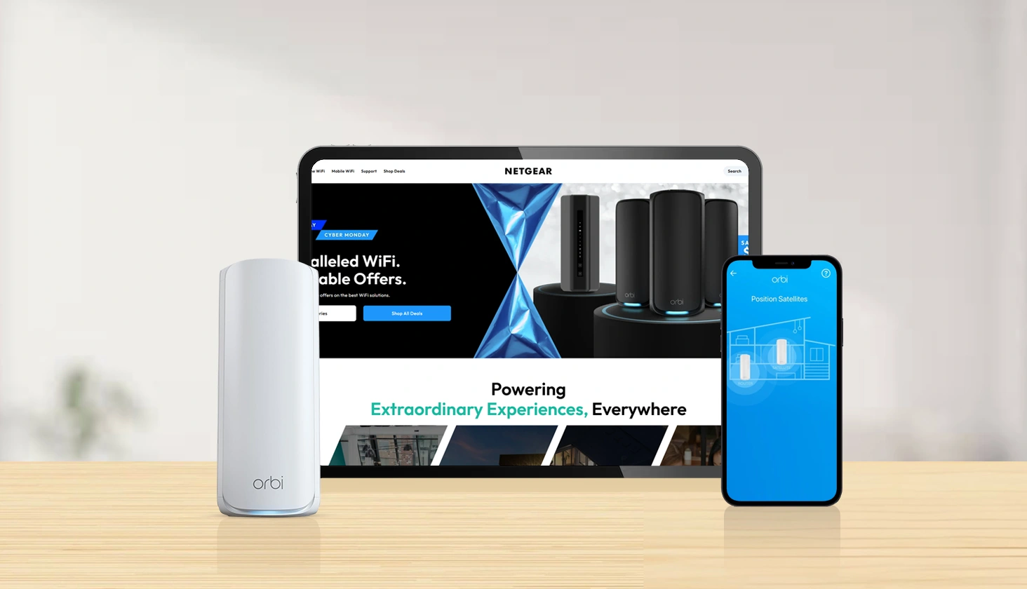 Orbi 770 Series WiFi 7 Mesh System Setup Process