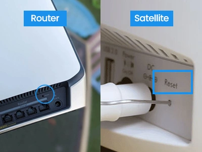 Reset your Orbi Router and Satellite