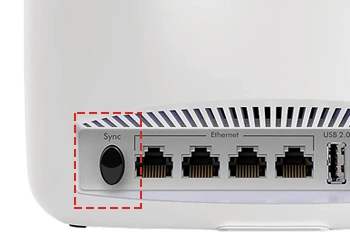 sync button on the satellite