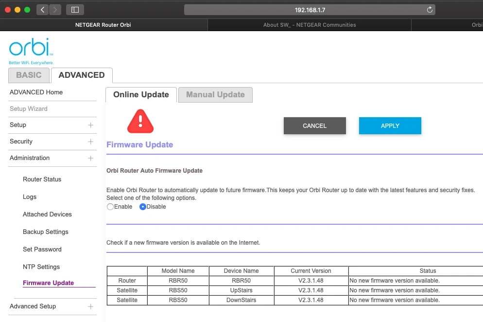Common Orbi connection issues